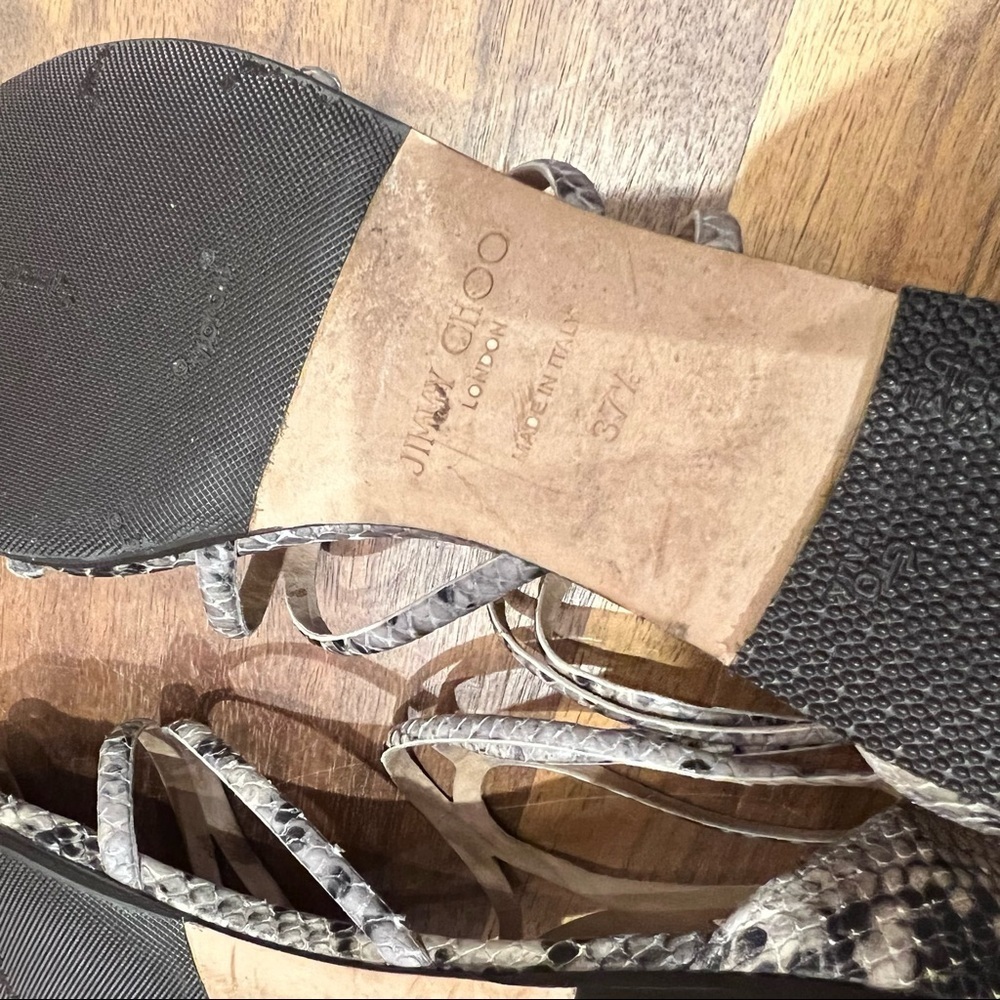 Jimmy Choo Python Sandals - Picture 11 of 11